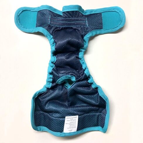Simple Solution Washable Male Dog Diapers | Absorbent Male Wraps with Leak Proof Fit | Excitable Urination, Incontinence, or Male Marking | 1 Reusable Dog Diaper Per Pack, Whites & Tans, Large (11242) in Kuwait