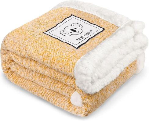 Baby Blanket for Boys or Girls Knit Fleece Fluffy Toddler Blanket for Baby, Soft Warm Cozy Plush Warm Blanket for Winter, Infant or Newborn Receiving Blanket for Baby Bed (30x40inch, Pink) in Saudi Arabia