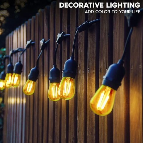 LUXRITE S14 Edison LED Red Light Bulbs, 0.5W, Colored LED Bulbs for Outdoor String Lights, UL Listed, E26 Base, Indoor Outdoor, Decoration, Party, Holiday, String Light Replacement Bulbs (4 Pack) in Saudi Arabia