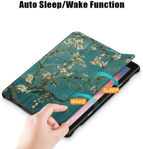 Tablet Case Fits 8 inch Tablet,Slim Soft TPU Back Smart Magnetic Stand Protective Cover,[Sleep/Wake](2022/2020 Release)(Incompatible with iPad Samsung),Grey in Saudi Arabia