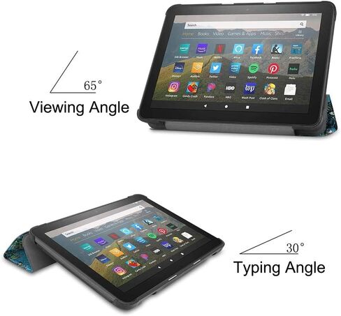 Tablet Case Fits 8 inch Tablet,Slim Soft TPU Back Smart Magnetic Stand Protective Cover,[Sleep/Wake](2022/2020 Release)(Incompatible with iPad Samsung),Grey in Saudi Arabia