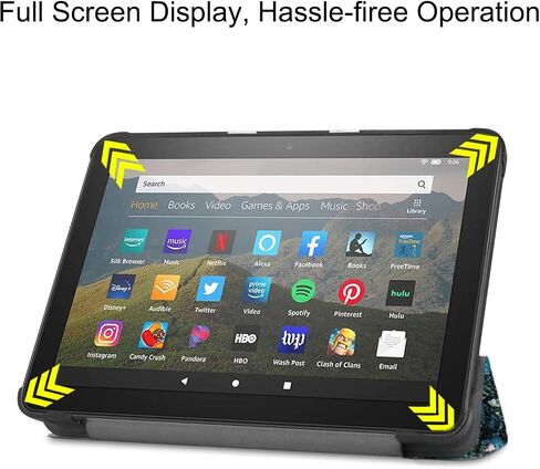 Tablet Case Fits 8 inch Tablet,Slim Soft TPU Back Smart Magnetic Stand Protective Cover,[Sleep/Wake](2022/2020 Release)(Incompatible with iPad Samsung),Grey in Saudi Arabia