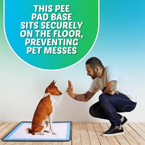 Dog Pee Pad Holder Tray Fits for 30" x 23" Pee Pads - 1 Pack - Sky Grey in Kuwait