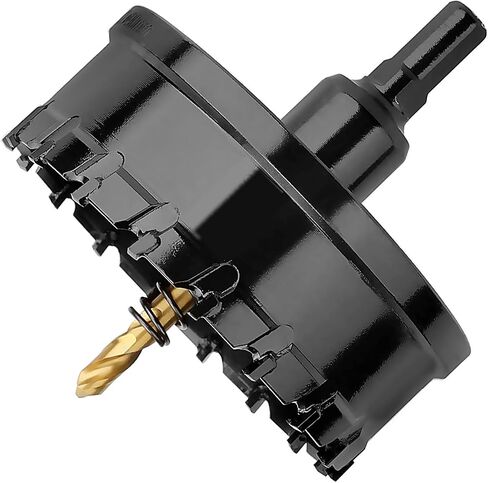 19mm（ 3/4 inch ）Carbide Hole Saw,Metal Steel Hole Saw,Stainless Steel Drill Bit, Hole Cutter for Stainless Steel,Sheet Metal, Thick Metal and Iron,Black (19mm（ 3/4 inch ）) in Saudi Arabia