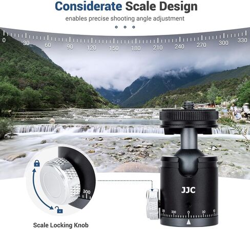 Mini Ball Head, Ballhead Tripod Mount Adapter Converter for Tripod Monopod Camera LED Light Microphone, Cold Shoe Tripod Mount Adapter for Photography, 1/4''-20 to Cold Shoe Mount Adapter in Kuwait