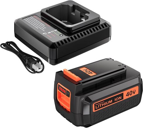 3.0Ah Replacement Battery for Black and Decker 40V Battery Replacement for Black and Decker 40 volt Battery Charger LCS36 LCS40 Compatible with Black and Decker Battery LBX2040 LBXR36 LBXR203 in Saudi Arabia