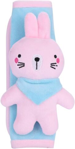 ITODA لطيف الكرتون مقعد السيارة منصات غطاء الحزام، الكتف حزام الأمان حزام الأمان التفاف وسادة عالمية حقيبة الظهر عربة لينة وسادة السفر الرقبة حامي للبالغين والأطفال in Kuwait