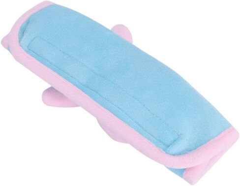 ITODA لطيف الكرتون مقعد السيارة منصات غطاء الحزام، الكتف حزام الأمان حزام الأمان التفاف وسادة عالمية حقيبة الظهر عربة لينة وسادة السفر الرقبة حامي للبالغين والأطفال in Kuwait