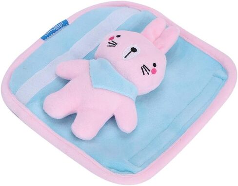 ITODA لطيف الكرتون مقعد السيارة منصات غطاء الحزام، الكتف حزام الأمان حزام الأمان التفاف وسادة عالمية حقيبة الظهر عربة لينة وسادة السفر الرقبة حامي للبالغين والأطفال in Kuwait