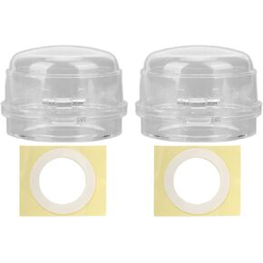 2pcs Gas Stove Knob Covers,Stove Knob Covers for Child Safety，Child Proof Gas Stove Knob Covers Protector for Home Kitchen，Oven Knob Covers for Child Safety and Pet(Transparent)