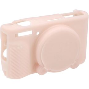 1Pc Camera Case Silicone Protective Case Soft Rubber Cover to Prevent Falling Compatible with Canon PowerShot SX740 SX730 HS Jelly Pink