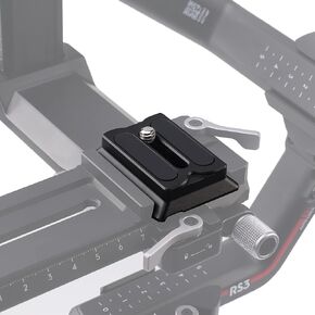 DSLR Mirrorless Camera Quick Release Plate Arca-Swiss Standard for DJI Ronin SC 2 / RSC 2 / RS 3 / RS 3 Pro Gimbal Accessories Mounting Plate