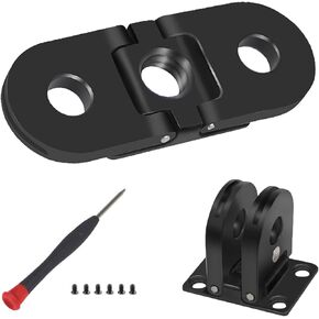 momerch Replacement Folding Fingers Metal Adapter Magnet Adapter Mount with 1/4 Tripod Connect Port for GoPro Hero 12/11/10/9/8 Black Hero 11 Mini and GoPro Max
