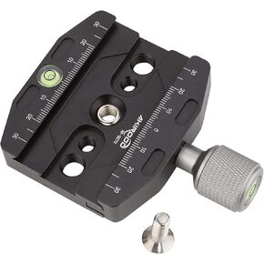 70mm Universal Quick Release Clamp with Swiss clamp Plate Fits for Tripod Ballhead Universal Quick-Change seat, Tripod Quick Release Plate,monopod Head