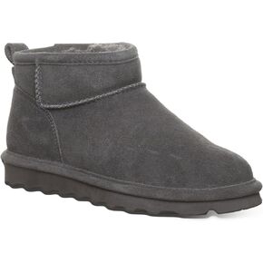 BEARPAW Women's Shorty Graphite Size 5 | Women's Ankle Boot | Women's Slip On Boot | Comfortable Winter Boot