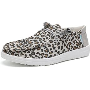 Betrue Lightweight Boat Shoes for Women, Womens Casual Loafers, Womens Slip On Deck Shoes, Breathable Canvas Sneakers for Women