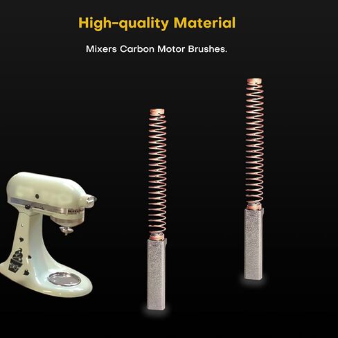 2 PCS W10380496 Carbon Brushes for KitchenAid Mixers 9706416 W10260958 WPW10380496 PS3495098 AP5178083 [Reliable Performance] [Easy Installation], W10380496 Motor Replacement Part in Kuwait