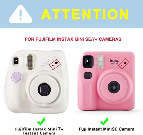 CAIYOULE Camera Case for Fujifilm Instax Mini SE/7+/7s/7c Instant Film Camera Protective Bag with Adjustable Shoulder Straps，No Camera，Brown in Saudi Arabia