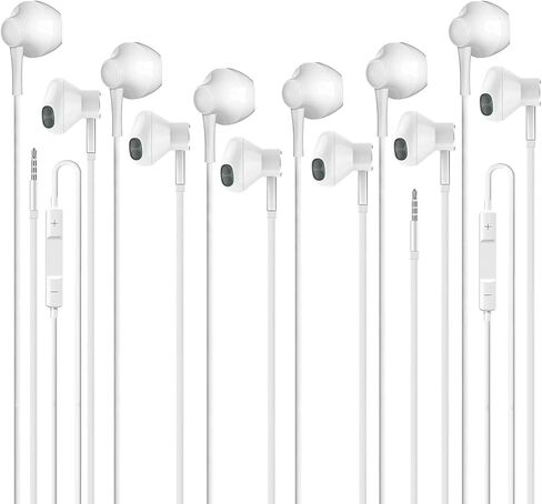 Cianyyee 6 Pack in Ear Earbuds Wired Headphones with Microphone in Saudi Arabia