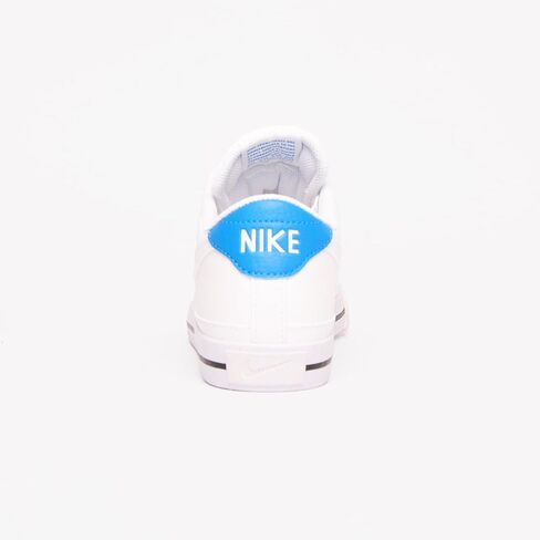 حذاء Nike Court Legacy Next Nature للرجال (FQ8226-101، أبيض/أسود/أزرق فاتح) مقاس 10 in Saudi Arabia