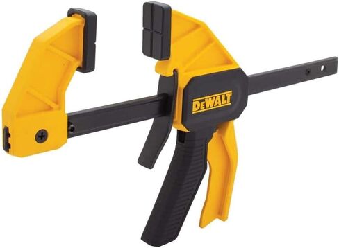 DEWALT Bar Clamp with Trigger, Medium, 12-Inch, 2-Pack (DWHT83158) , Yellow in Saudi Arabia
