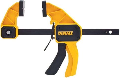 DEWALT Bar Clamp with Trigger, Medium, 12-Inch, 2-Pack (DWHT83158) , Yellow in Saudi Arabia