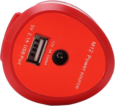 بطارية M12، شاحن بطارية M12 USB أداء مستقر، آمن، موثوق به، نوعان من المخرجات، أداة شحن بطارية USB DC12V in Kuwait