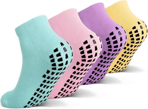 Toddler and Baby, Grip Cushioned Socks Non Slip Anti Skid Socks for Infants Kids Boys and Girls in Kuwait