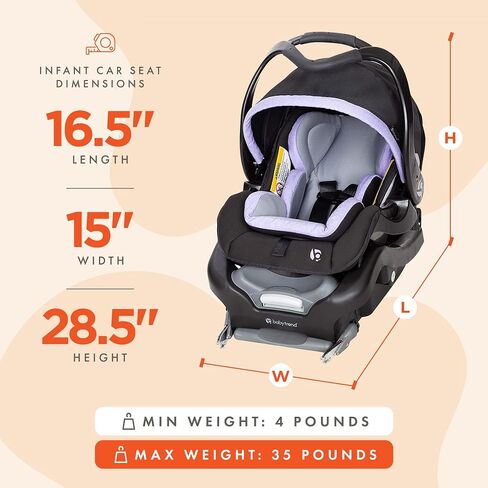 Baby Trend Secure Snap Gear® 35 Infant Car Seat, Wild Rose in Kuwait