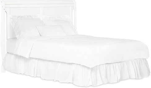 سرير أطفال برودي 5 في 1 قابل للتحويل من Dream On Me باللون الأبيض مع تغيير وأدراج واسعة وطاولة تغيير قابلة للفصل ووسادة تغيير مقاس 1 بوصة in Kuwait