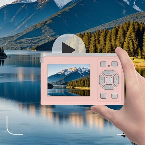 Digital Camera, 50 MP 1080P HD Autofocus, Vintage Digital Camera with 16X Zoom, Support Video and Photo Transfer, Playback, Fill Light, Slow Motion Function for Recording Life in Saudi Arabia