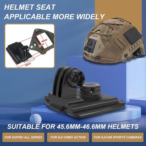 حامل NVG لـ Gopro، حامل كاميرا على خوذة الألومنيوم لـ Insta360 ONE X3 X2 X RS R GO 2 in Kuwait