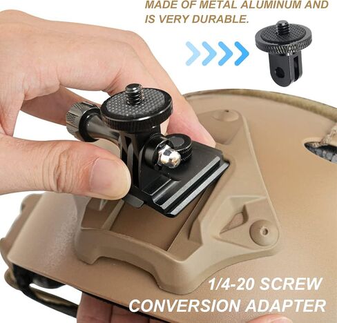 حامل NVG لـ Gopro، حامل كاميرا على خوذة الألومنيوم لـ Insta360 ONE X3 X2 X RS R GO 2 in Kuwait