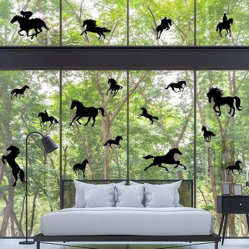 PLIGREAT 14 Pcs Flying Eagle Birds Wall Stickers, Peel and Stick Wall Decals, Removable Self-Adhesive Vinyl Wall Sticker for Dining Living Room Bedroom Bathroom Wall Decoration Home DIY Wall Art Decor in Kuwait