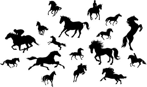 PLIGREAT 14 Pcs Flying Eagle Birds Wall Stickers, Peel and Stick Wall Decals, Removable Self-Adhesive Vinyl Wall Sticker for Dining Living Room Bedroom Bathroom Wall Decoration Home DIY Wall Art Decor in Kuwait