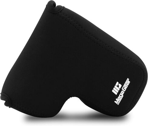 MegaGear Ultra Light Neoprene Camera Case Compatible with Sony Alpha A6600, Black (18-135mm) (MG1866), PU Leather in Saudi Arabia