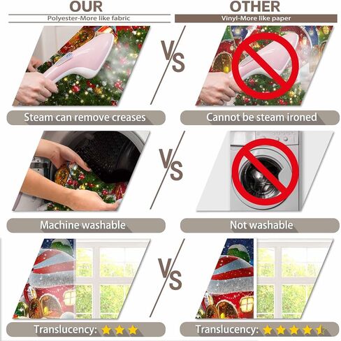 7x5ft Fabric Christmas Village Photography Backdrop Winter Snow Pine Tree Background Fairy Tale Animated Kids Xmas Party Decorations Photo Booth Banner in Saudi Arabia