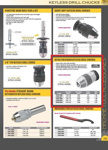 HHIP 3700-0250 1/32 ~ 3/8 بوصة JT2 ظرف حفر بدون مفتاح فائق الدقة in Saudi Arabia