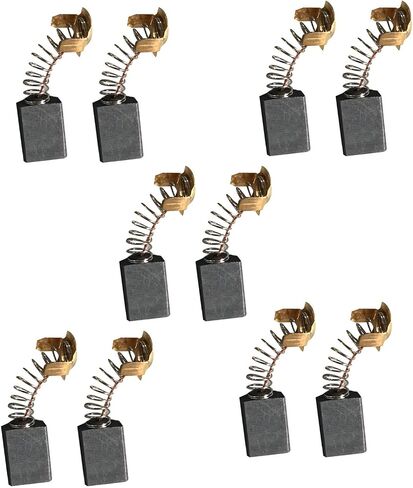 Carbon Motor Brushes Motors Repairing Part for Power Tool 10PCS Hair Dryer Stlye (4x5.5x17mm) in Saudi Arabia