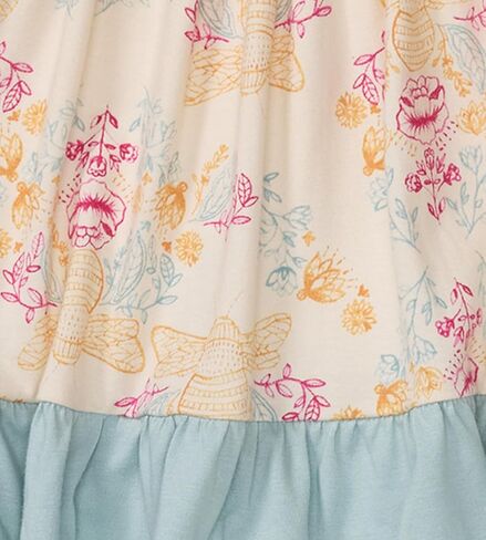 Burt's Bees Baby Baby Girls' Dress, Infant & Toddler, Short & Long-Sleeve, 100% Organic Cotton, Dancing Candy Canes in Saudi Arabia