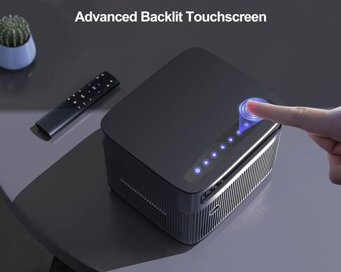 [التركيز التلقائي/حجر الزاوية] جهاز عرض 4K مع WiFi 6 وBluetooth 5.2، FHD أصلي 1080P WiMiUS P64 جهاز عرض أفلام خارجي، تكبير 50%، جهاز عرض منزلي متوافق مع iOS/Android/HDMI/TV Stick in Kuwait