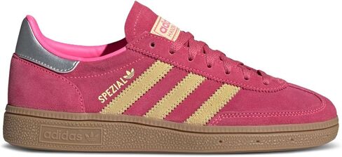 حذاء adidas Handball Spezial WMNS، وردي فاتح/أصفر تقريبًا/فضي معدني، مقاس 6 in Kuwait