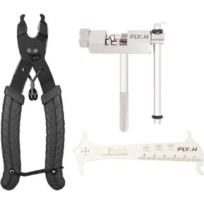 Bike Chain Pliers Chain Master Link Pliers Tool +Bike Chain Break Tool Chain Cutter Splitter Breaker+Bike Wear Detection Ruler Chain Wear Indica