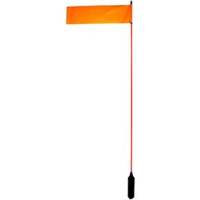 YakAttack VISIFlag, 52" tall mast with flag, MightyMount/GearTrac ready