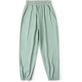 KISBINI Boys Lightweight Quick Dry Pants Unisex Kids Stretch Pants for Boys or Girls Age 5-14 Years