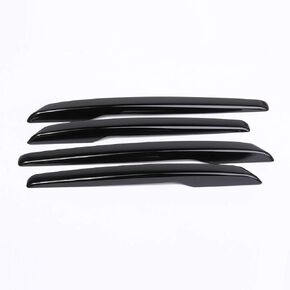 ABS Side Door Fender Air Vent Outlet Trim for Land Rover Range Rover Sport 2014 2015 2016 2017 (Piano Black)