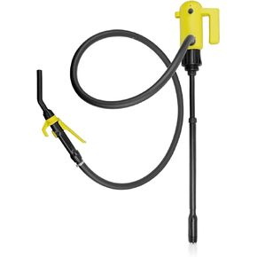 TERA PUMP TReDRUME-CH 12V AC Chemical Electric Telescopic (Methanol, Ethanol, DEF (AdBlue) Brake Cleaner) Transfer Drum Pump 4.2GPM for 15, 30, and 55 gal with 6.6-ft Discharge Hose