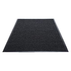 Guardian - 64040630CHEV - 20508 Golden Series Chevron Indoor Wiper Floor Mat, Vinyl/Polypropylene, 4'x6', Charcoal