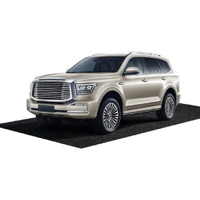 17x 7.4 Ft Garage Mats,Garage Floor Mats,Garage Floor Mats for Under Car，Garage Carpet，Absorbent Oil Mat，Floor Mat for Golf Carts，Reusable/Washable.