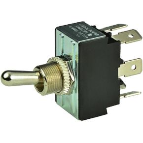 BEP 1002014 DPDT On/Off/(On) Chrome Plated Toggles